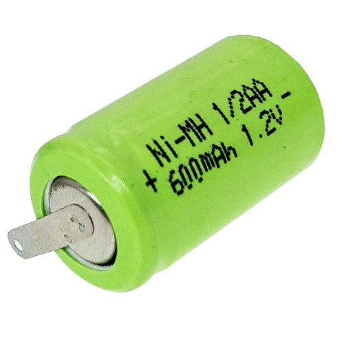 适用刮胡剃须刀电池NI MH1/2AA600mAh 1.2V通用更换配件超人14X24 - 图3