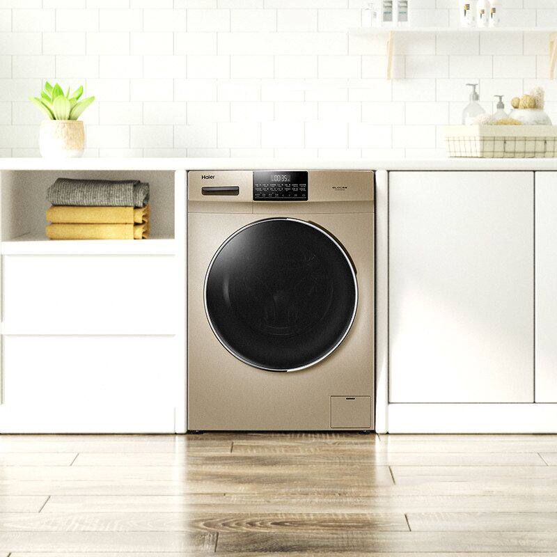 海尔eg10012b18g全自动滚筒洗衣机 海尔诚信达民洗衣机