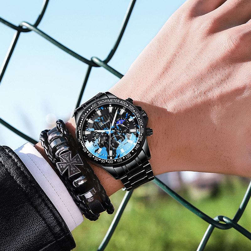 瑞士名牌男士十大正品牌镂空机械表 宝思哲手表国产腕表