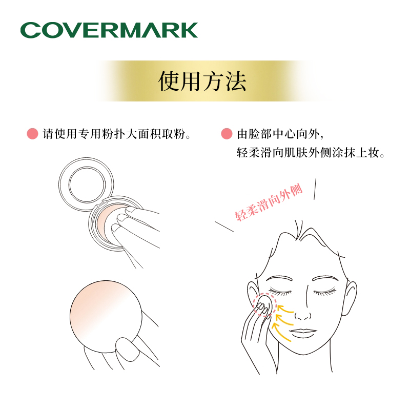 COVERMARK塑颜高光粉饼7g脸部提亮鼻子泪沟立体修容自然妆感正品