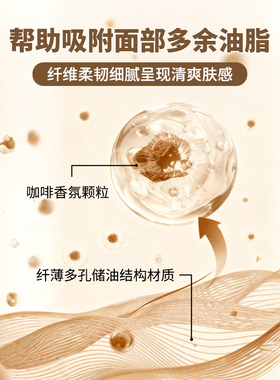 UUC咖啡香氛吸油纸带粉扑