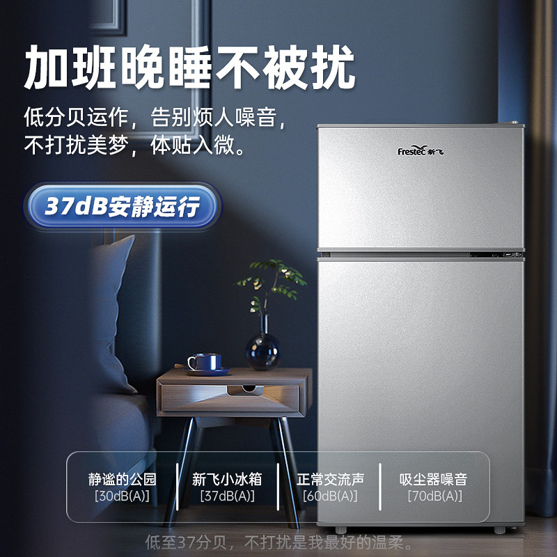 新飞小冰箱家用小型宿舍租房用节能 新飞利朔厨房冰箱