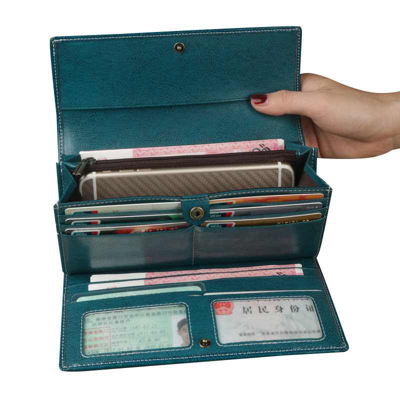 hg女长款新款2021爆款真皮小众钱包 hopegirl钱包