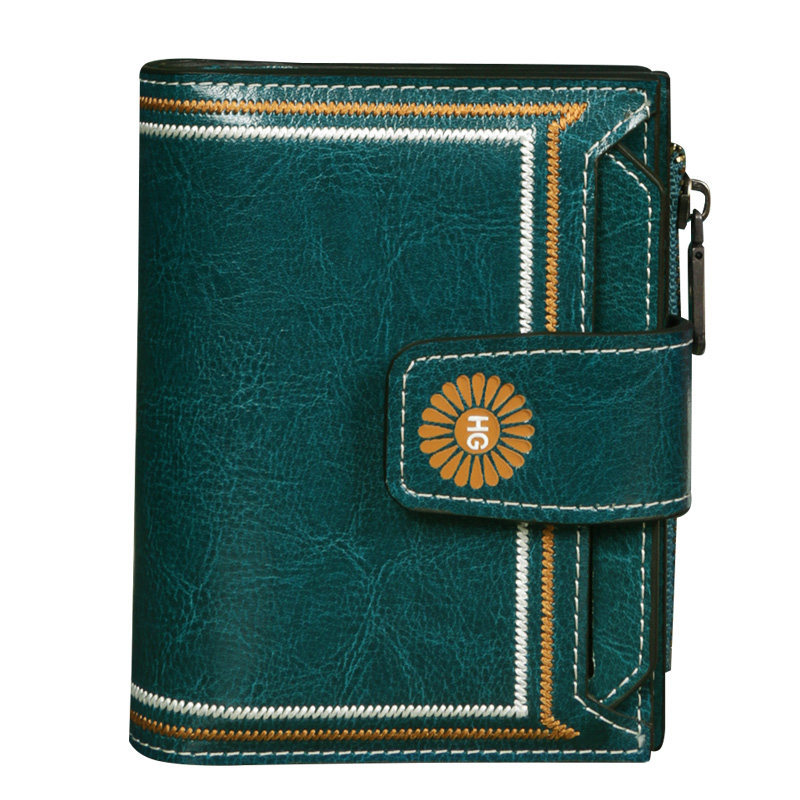 hg短款小众设计新款2021爆款零钱包 hopegirl钱包