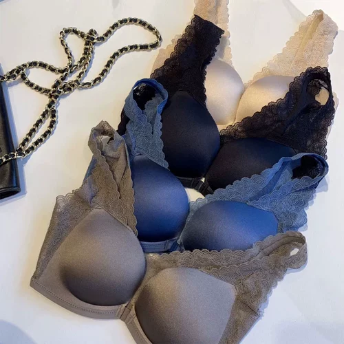 Эластичный кружевной бюстгальтер пуш-ап, майка топ, нижнее белье