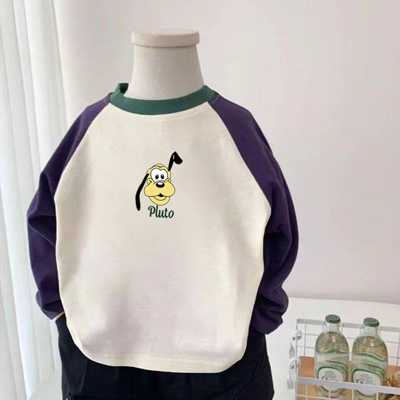 100%纯棉男童圆领长袖T恤2026春秋新款儿童宝宝卡通帅气打底上衣,淘宝优惠券,粉丝福利购,淘宝优惠卷