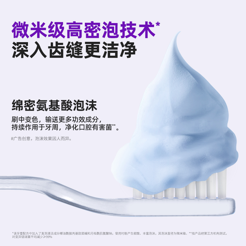 BOP抗菌肽美白牙膏清新口气亮白含氟正品成人牙齿清洁去渍色修
