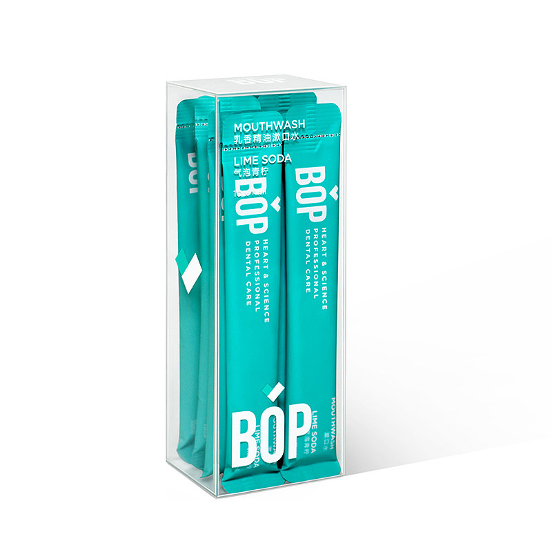 bop便携一次性袋装杀菌口臭漱口水 bop洗护漱口水
