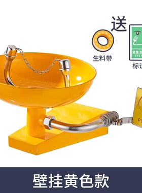 钢复合喷淋洗眼器双口防冻冲淋验厂紧急实验室喷塑ABS洗眼器