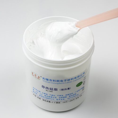 导热硅脂cpu导热膏LED散热胶IGBT散热膏白色灰色500g1kg-图3