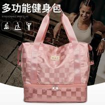 2023 New Travel Bag Large Capacity Woman Short Walk Out of Stay Na Bag Light Set Pull Rod Folding Luggage Bag