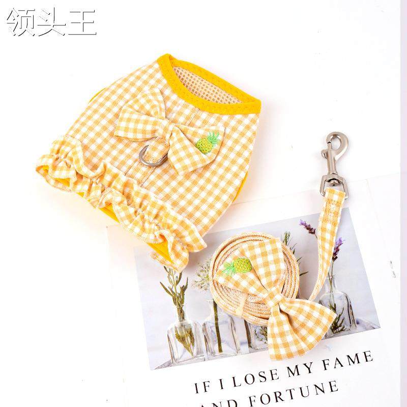 狗狗牵引绳狗绳子宠物中大小型犬泰迪背心式项圈胸背带幼犬遛狗链,淘宝优惠券,粉丝福利购,淘宝优惠卷