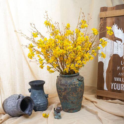 仿真油菜花 居家样板房装饰 假迎春花 厂家直销 软装拍摄道具定制 - 图2