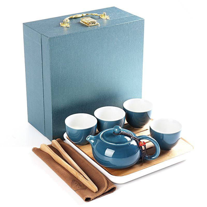 便携旅行茶具礼盒小套装伴手礼一壶四杯家用办公礼品印logo,淘宝优惠券,粉丝福利购,淘宝优惠卷