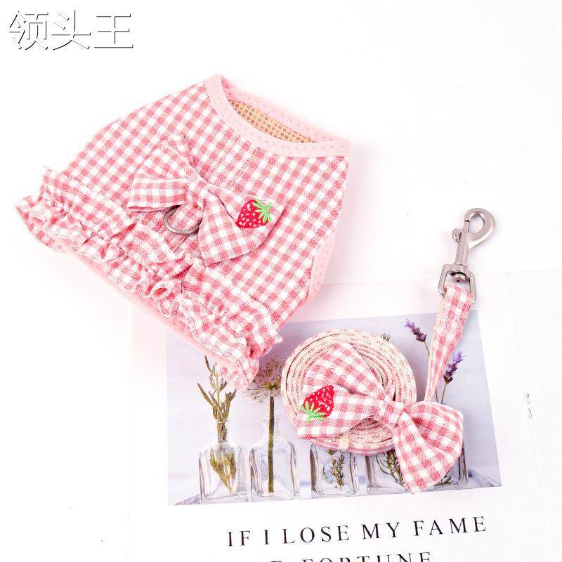 狗狗牵引绳狗绳子宠物中大小型犬泰迪背心式项圈胸背带幼犬遛狗链,淘宝优惠券,粉丝福利购,淘宝优惠卷