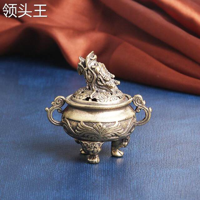 Antique old faucet cover tripod incense