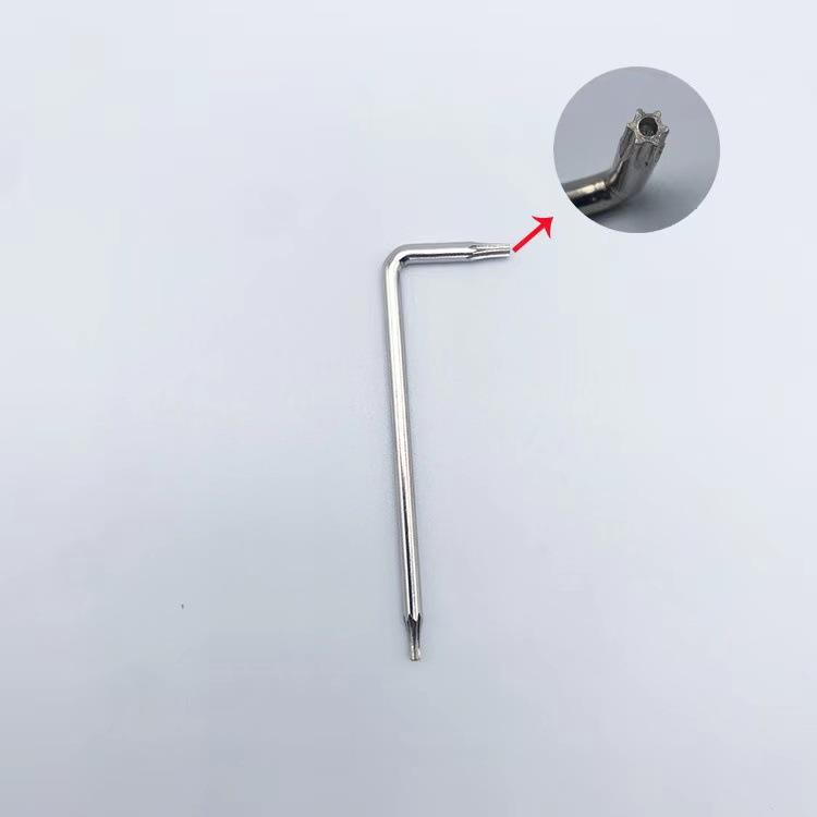 带孔加硬梅花T6T8T10T15T20T25T30T40T45L型扳手两用双头星型扳手 - 图0