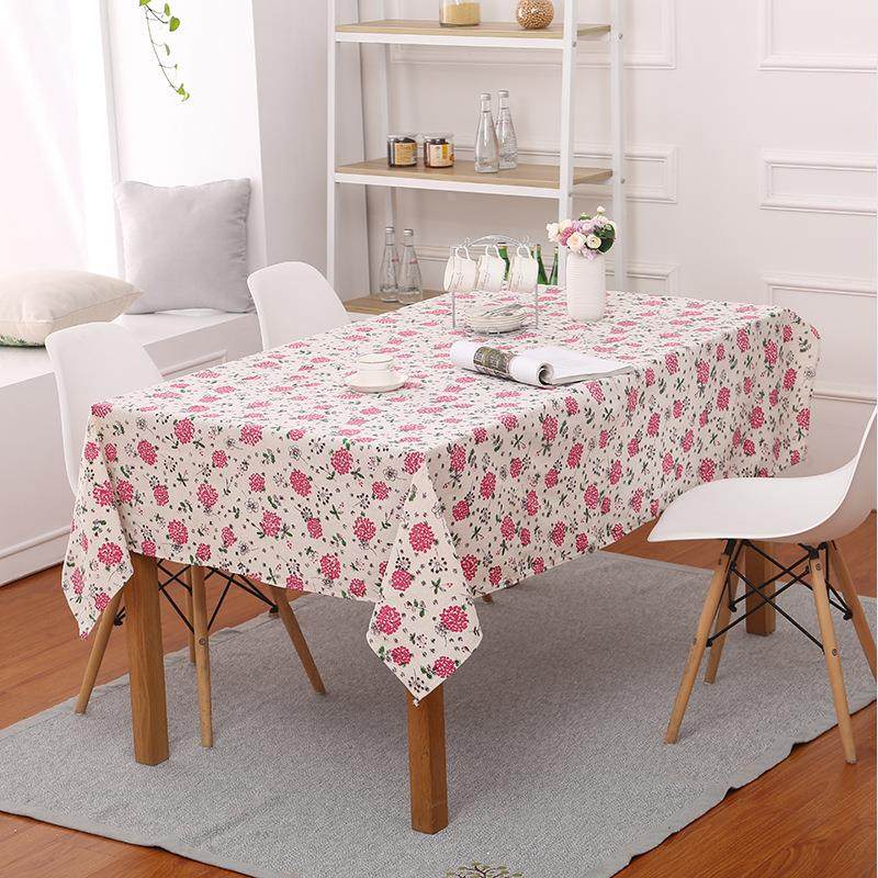 田园棉麻桌布 圣诞印花餐桌布 蒲公英小碎花桌布台布 防尘盖巾定,淘宝优惠券,粉丝福利购,淘宝优惠卷