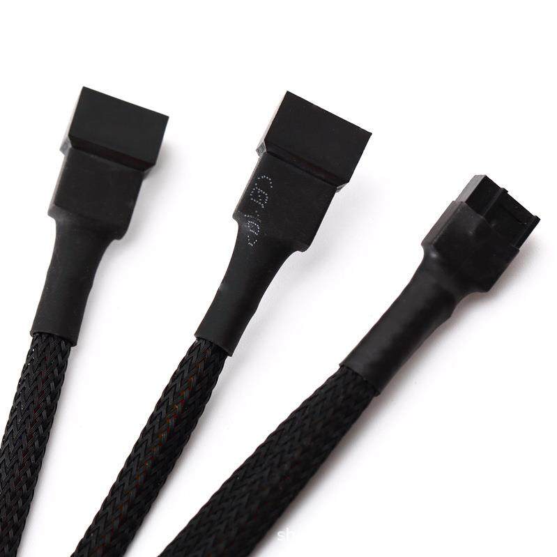Motherboard four-pin 1/2 extension cable 4Pin 4-pin 1/2 adapter cable chassis fan pwm temperature control extension cable customization