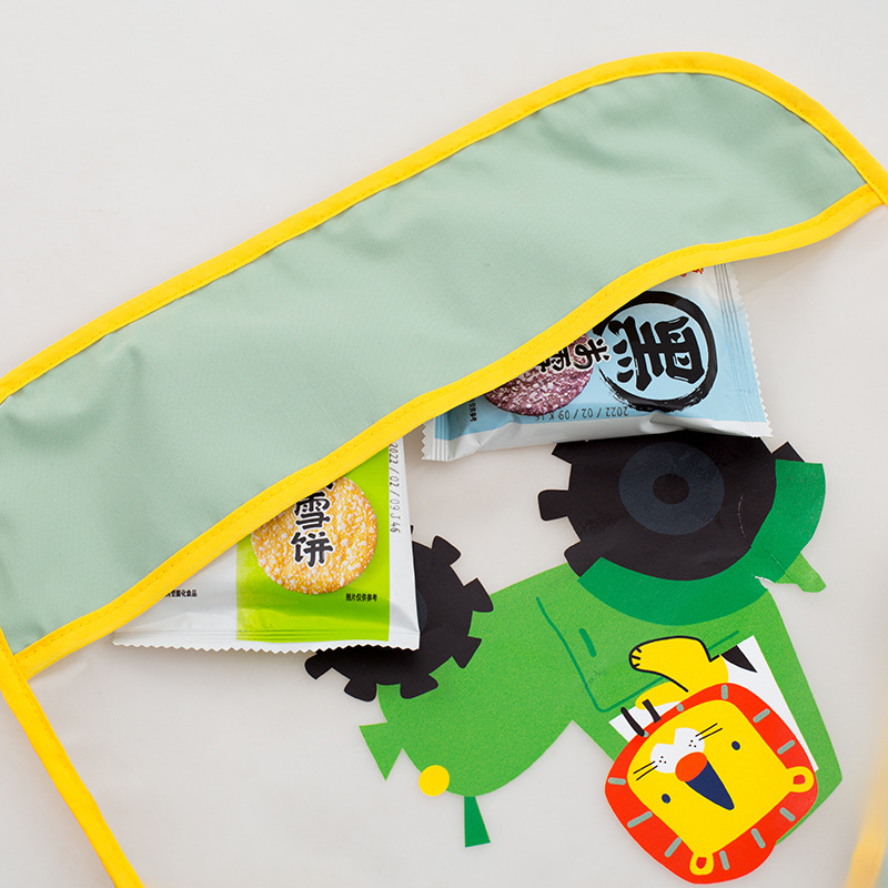 New style rice pocket children's smock baby eating and dressing baby waterproof apron sleeveless painting clothes bib