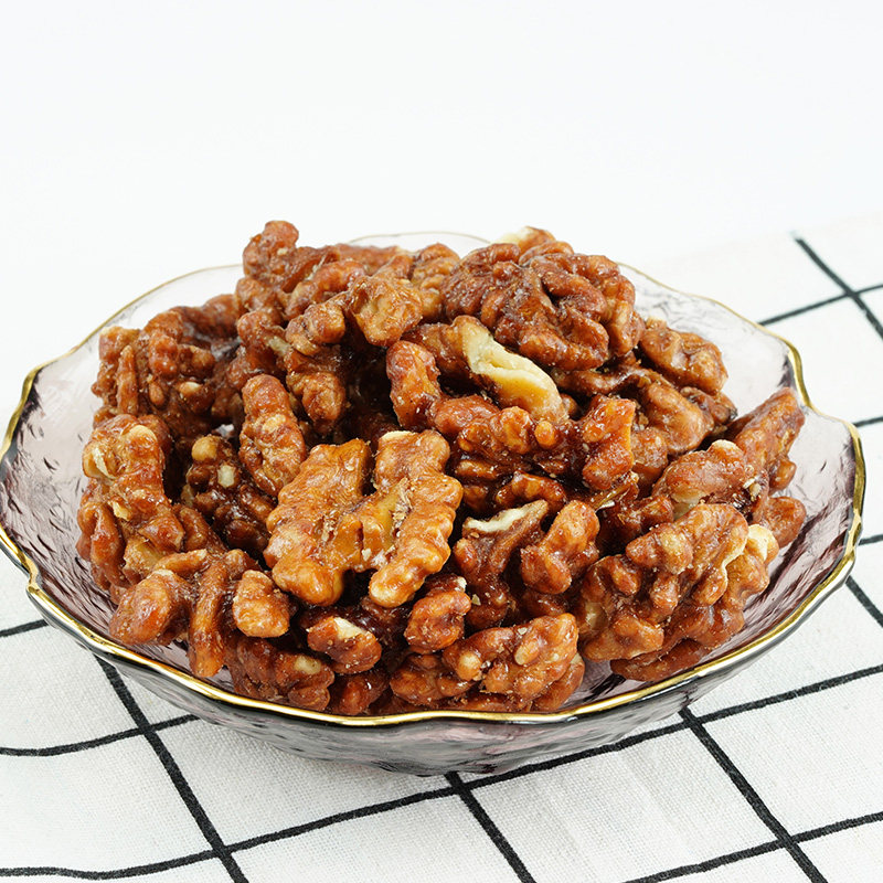新鲜琥珀核桃仁500g罐装熟即食坚果 东赛良品核桃仁