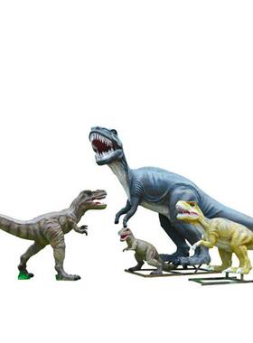 大型仿真恐龙雕塑模型玻璃钢户外霸王龙动物游乐公园景区装饰摆件