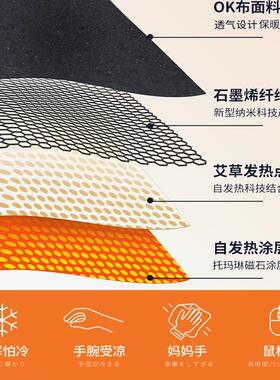 日本自发热护腕腱鞘扭伤关节保护