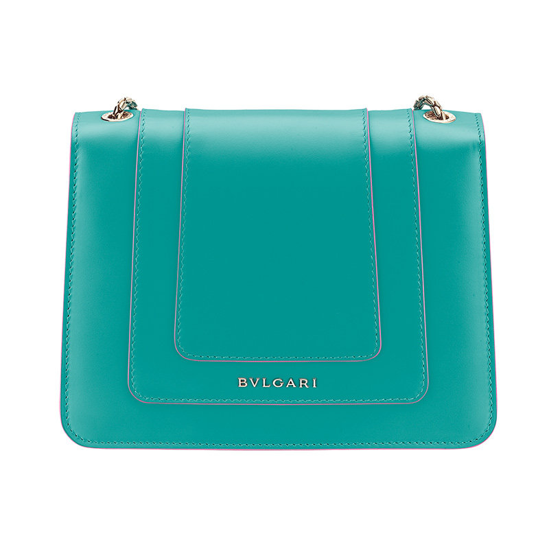 bvlgari 2020浅绿色链条斜挎包 YISHEHUI海外女士包袋