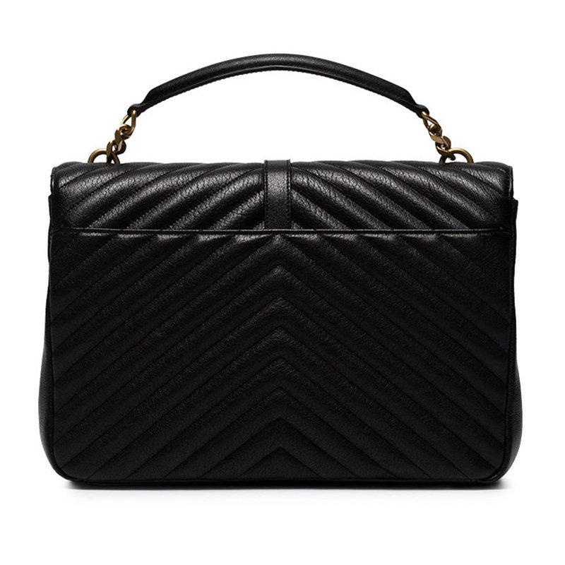 圣罗兰女士黑色时尚斜挎包 YISHEHUI海外女士包袋
