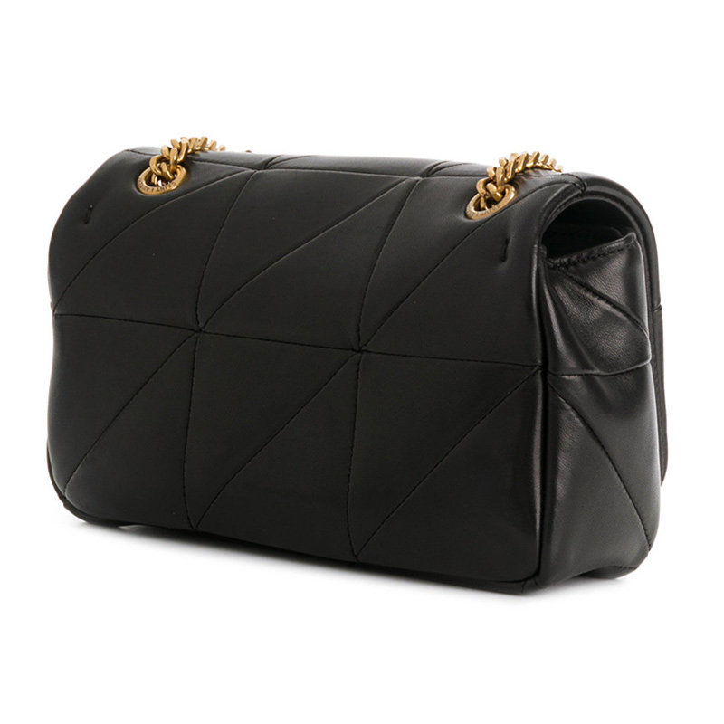 圣罗兰女士黑色羊皮单肩挎包 YISHEHUI海外女士包袋