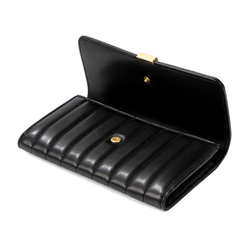 圣罗兰黑色女士钱包 YISHEHUI海外女士包袋