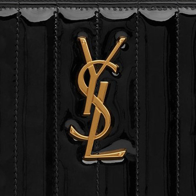 圣罗兰女士黑色钱包 YISHEHUI海外女士包袋