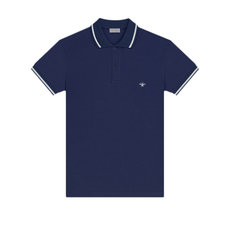 dior homme迪奥男士蓝色夏季polo衫 YISHEHUI海外T恤