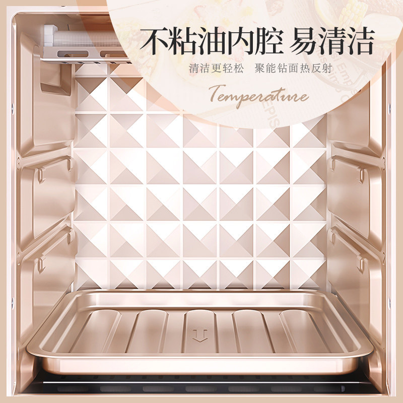 detbom家用小型迷你复古立式小烤箱 detbom修远电烤箱