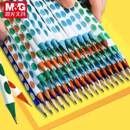 Треугольный карандаш с выемками для пальцев для школьников для детского сада, детская каллиграфия, канцтовары, подходит для начинающих