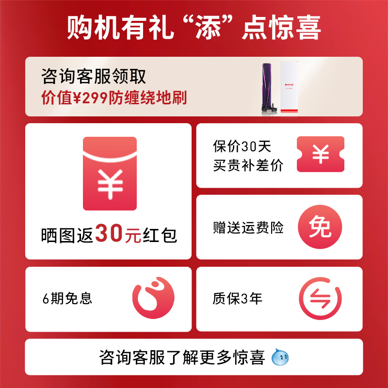 爆款Shark鲨客防缠绕自集尘吸尘器家用大吸力无线手持多功能L5T1
