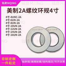 60 degrees US-made threaded ring gauge 2A pass gauge external tooth gauge 4 inch -4UNC 4-6UN-8-10-12-14-16UN