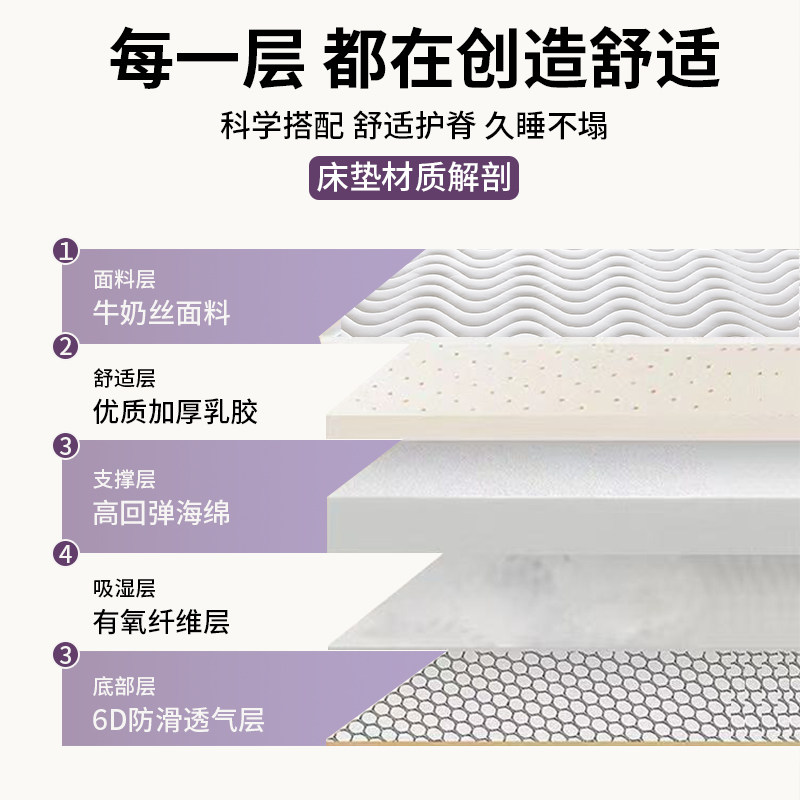 乳胶记忆棉床垫软垫家用卧室学生宿舍单人双人出租屋海绵铺底床褥,淘宝优惠券,粉丝福利购,淘宝优惠卷