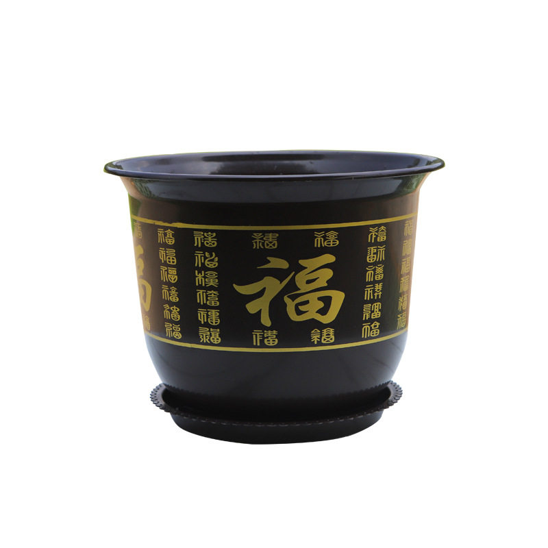 花盆仿陶瓷树脂塑料果树盆特大号盆栽绿植果树黄金葛月季牡丹花盆