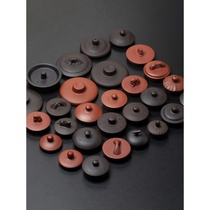 Creative Jumud Purple Clay Round Black Brown Purple Sand Home Small Tea Cup Teapot Water Cup Lid Single Sell Accessories