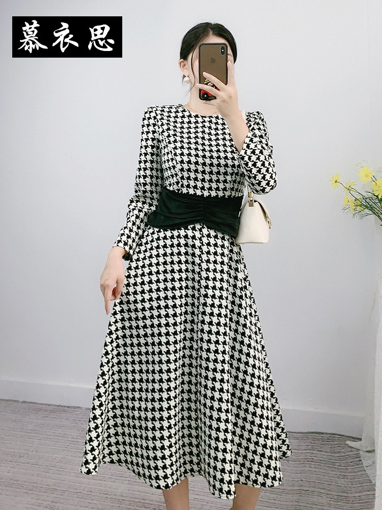 慕衣思雪纺2020秋冬新款气质显瘦 慕衣思连衣裙