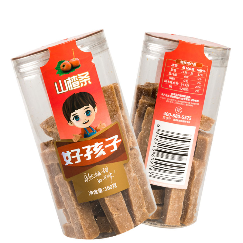 好孩子儿童 160g怀旧休闲山楂条 富通食品山楂类制品