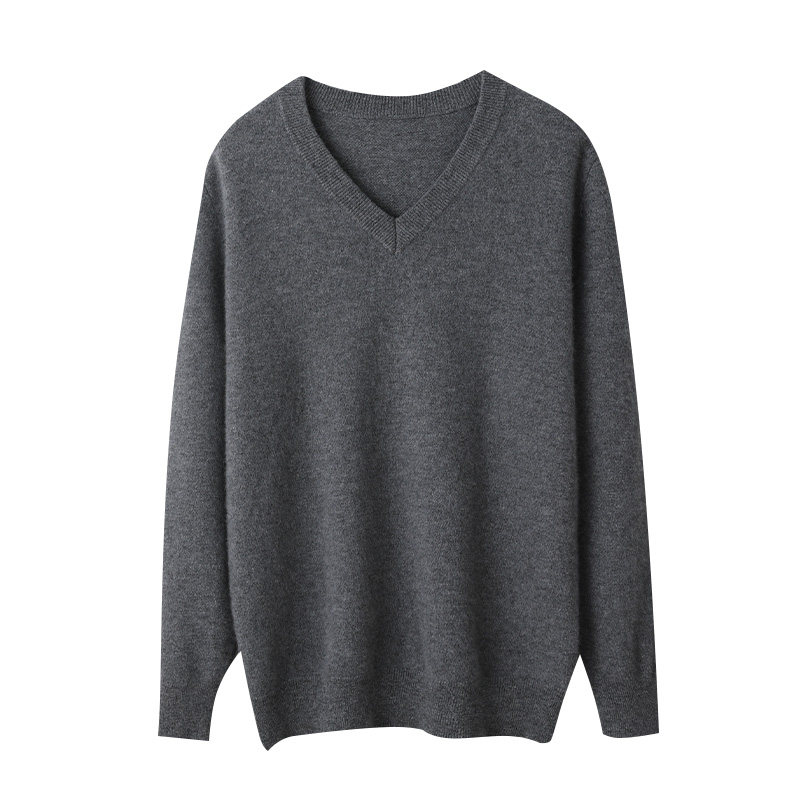 V领100%纯山羊绒衫男新款冬针织打底宽松鄂尔多斯市加厚保暖毛衣,淘宝优惠券,粉丝福利购,淘宝优惠卷