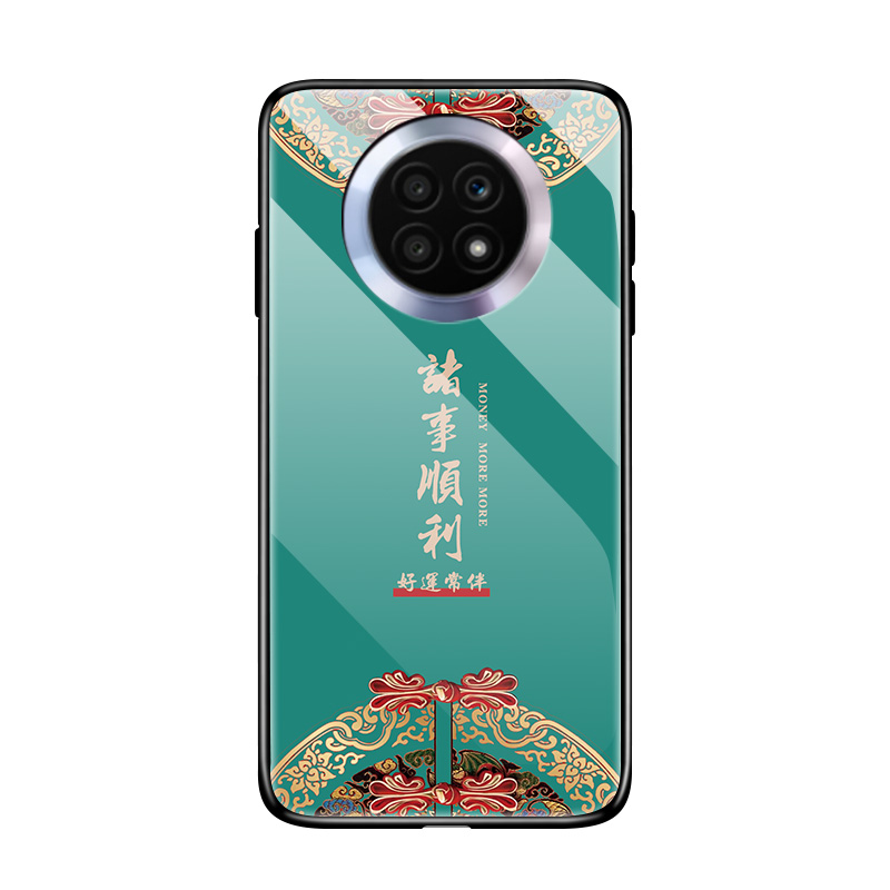 适用于华为荣耀X20手机壳honorX20se玻璃保护套5G全包NTN一AN20防摔20x硅胶软边硬壳CHL男女x20红色X2O国潮风 - 图3