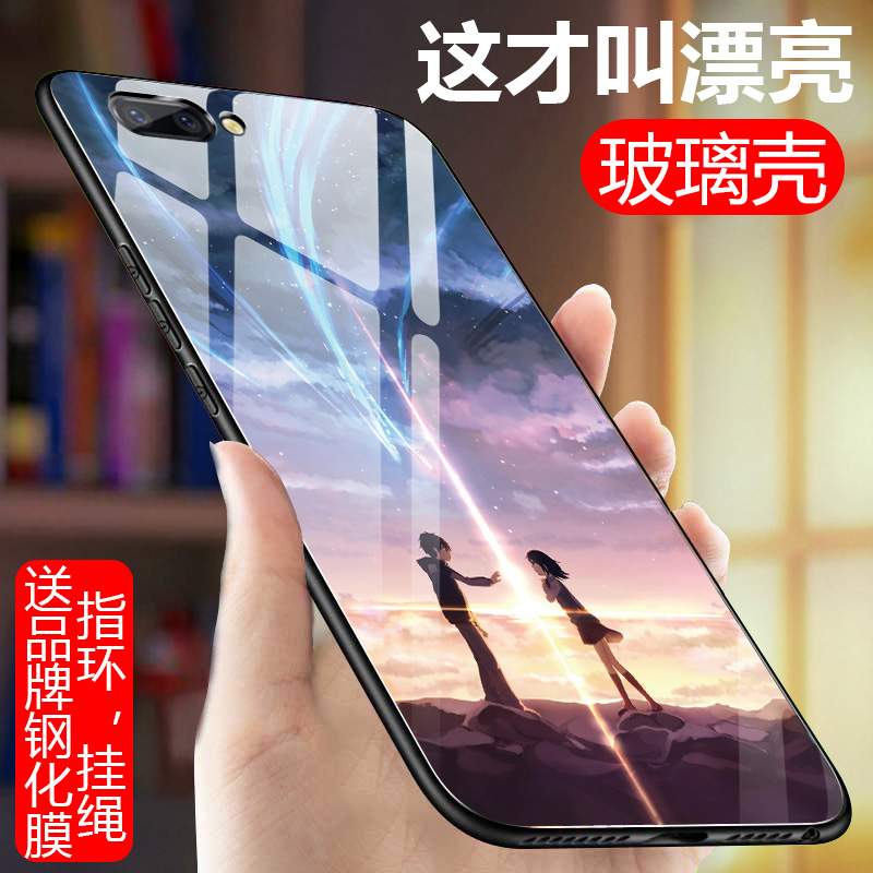 oppor11plusk手机壳玻璃opr11plus全包边防摔壳R11P 0pp0r男女款opporR11Pius kt硅胶保护套0ppr软边硬壳网红 - 图2