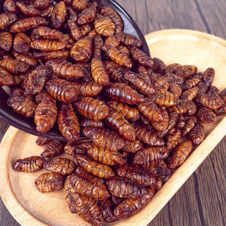 郯小谷山东特产香酥蚕蛹高蛋白营养丰富美味下酒菜,淘宝优惠券,粉丝福利购,淘宝优惠卷