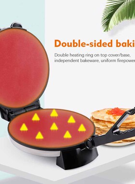 110v跨境烙饼机薄饼机春饼机 家用早餐机电饼档薄饼器Roti Maker