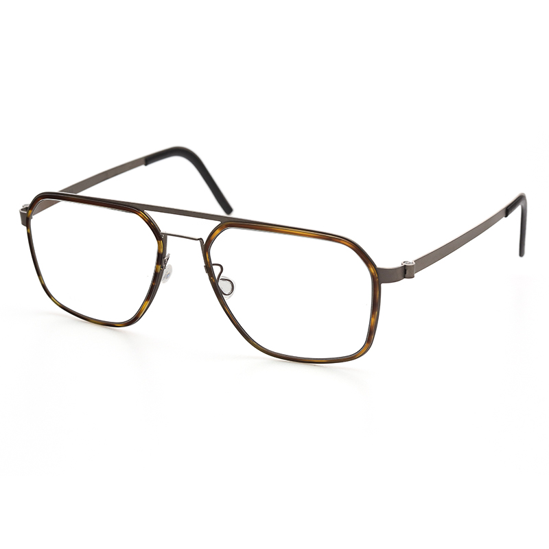 Lindberg林德伯格眼镜框男孙红雷同款双梁LIN9753配镜近视眼镜架-图1