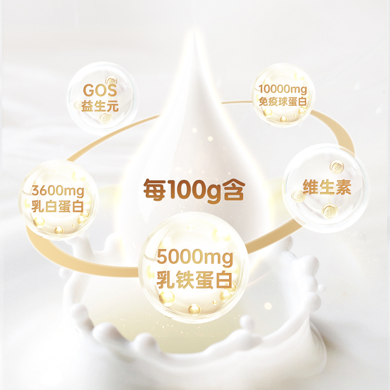 童年故事乳铁蛋白粉剂水解乳清蛋白调制乳粉免疫球蛋白新西兰进口