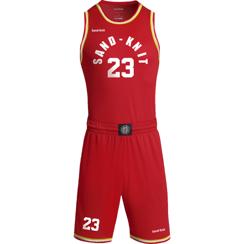 sandknit森耐特篮球服套装男女定制印字比赛团队队服订做学生训练 - 图3